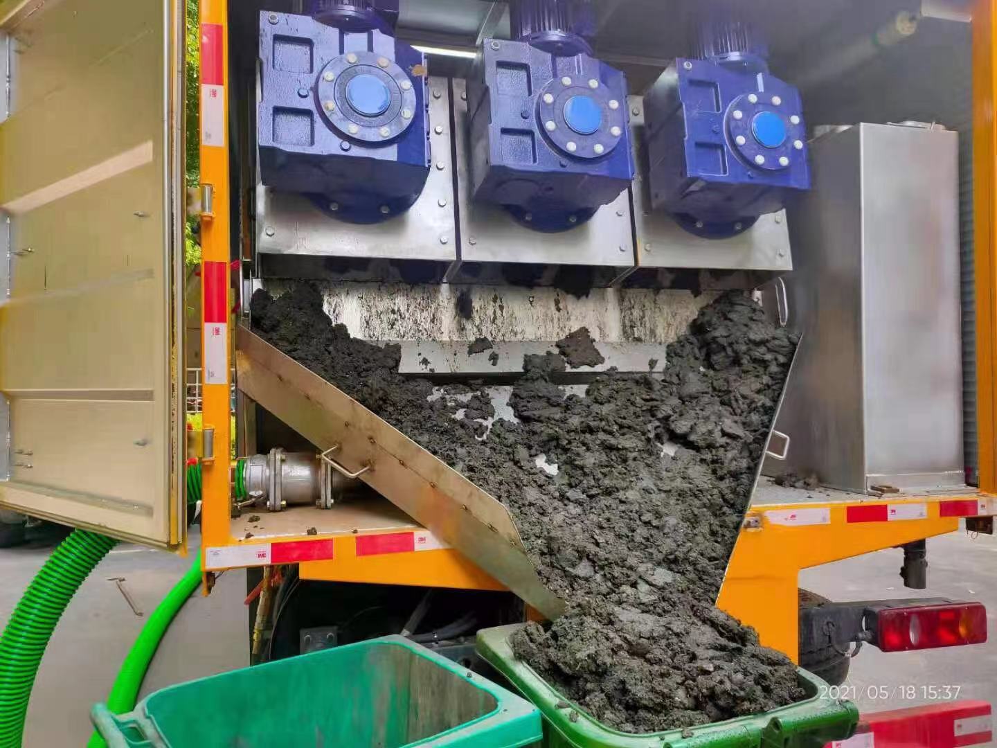 永定化粪池清掏城市维护站-泥浆净化干湿分离处理